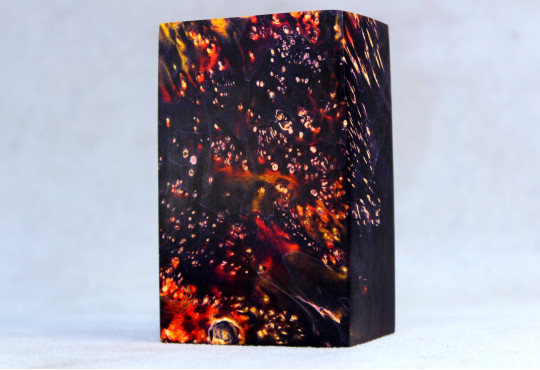 Stabilized Maple Burl Wood Mod Block